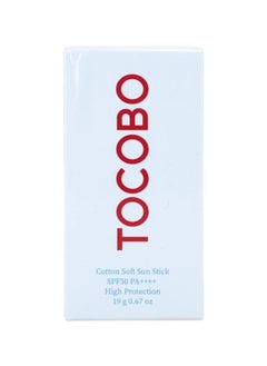 Tocobo Tocobo, Cotton Soft Sun Stick, SPF50 PA ++++, 0.67 oz (19 g)  - Image 1