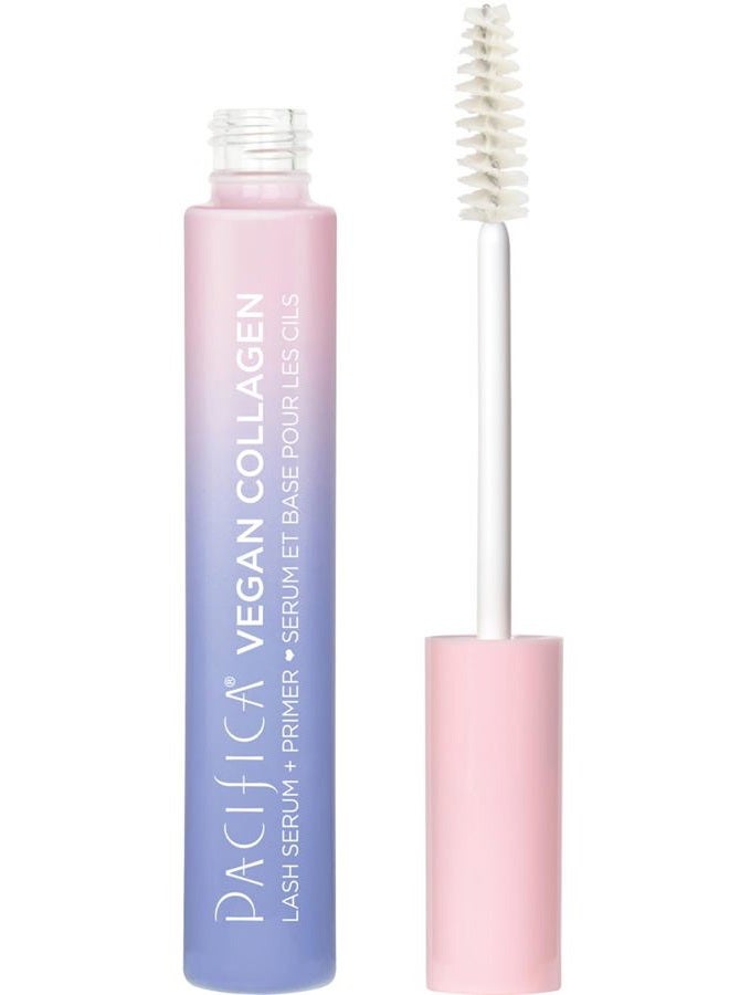Pacifica Beauty Vegan Collagen Lash Serum and Clear Mascara Primer, Makeup, Conditioning Vitamin E and Vitamin B, Fluffy Lashes, Lash Primer, Cruelty Free, Silicone Free, Clean Makeup,0.24 oz(1 Count)  - Image 1