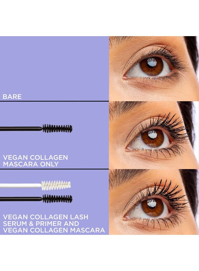 Pacifica Beauty Vegan Collagen Lash Serum and Clear Mascara Primer, Makeup, Conditioning Vitamin E and Vitamin B, Fluffy Lashes, Lash Primer, Cruelty Free, Silicone Free, Clean Makeup,0.24 oz(1 Count)  - Image 2