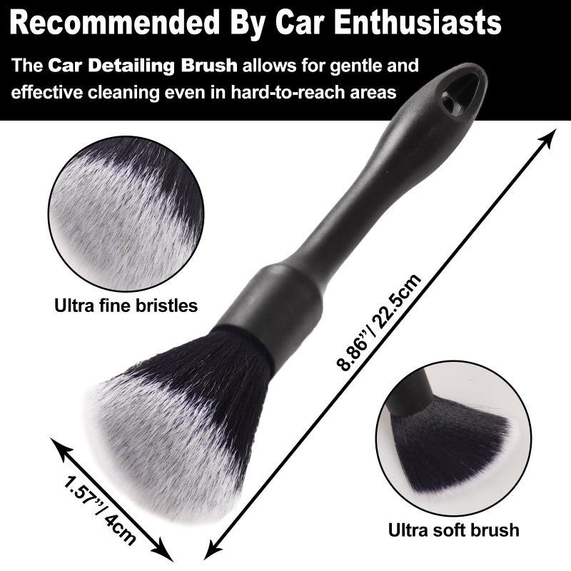 NIKCOSMK 3PCS Wheel Brush Kit for Cleaning Wheel and Tire, Wheel and Rim Brush, Car Detailing Brushes, Bendable & Durable Car Wheel Rim Cleaner Brush Set,Car Detailing Cleaning Brush Supplies Kit - Image 4