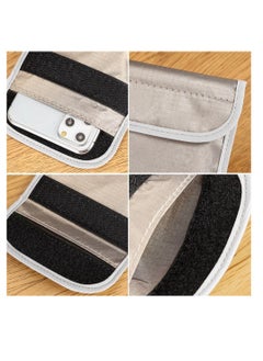 Excefore Cell Phone Rf Blocker Bag, Car Key Signal Blocker Wallet, Anti-Tracking EMF GPS RFID Privacy Case Covers, Smartphone Electronic Devices Anti-tracking Wallet  - Image 2