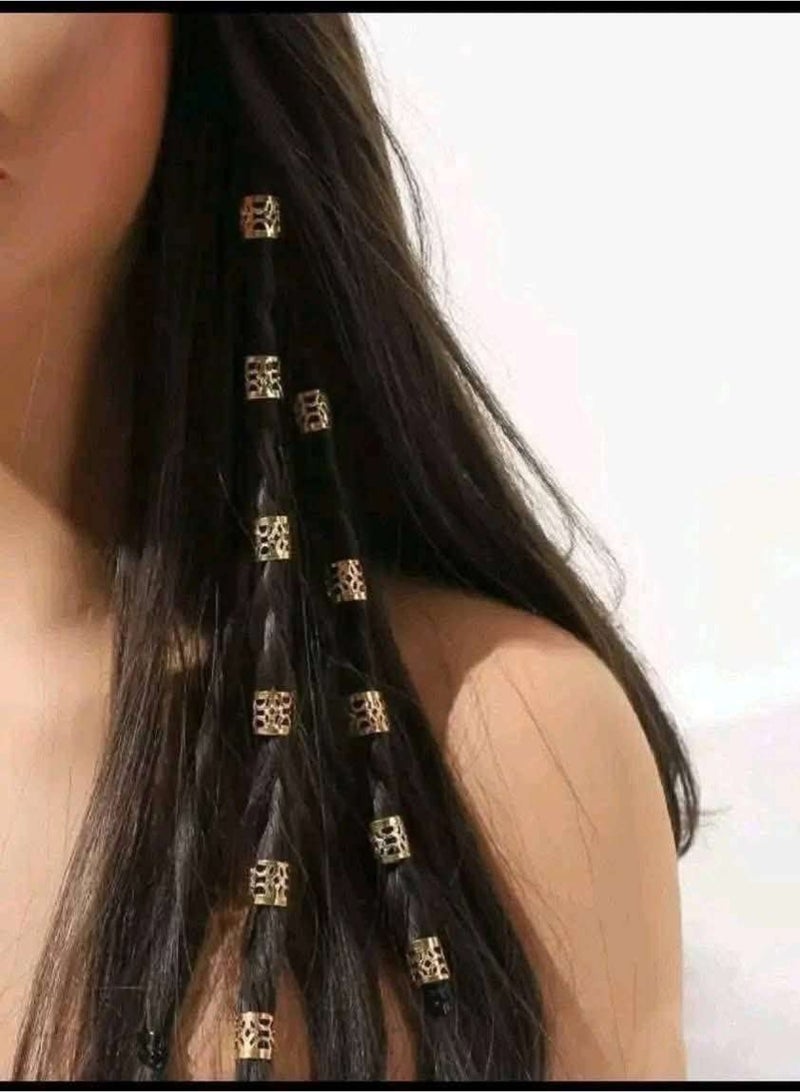 Hair braiding rings for girls, large quantity, high quality - Image 1