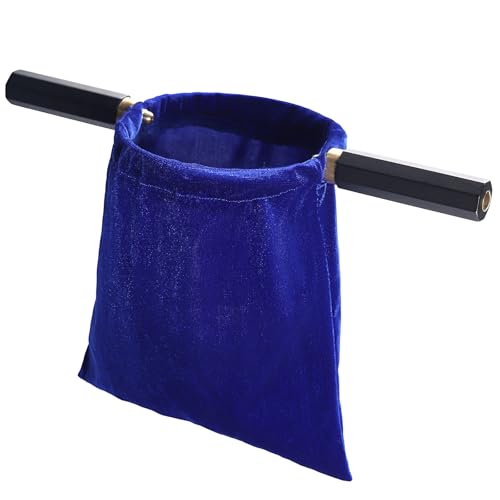 Brilucky Church Tithe Offering Bags with Wooden HandlesOffering Baskets for Church with Handles for Churches Communion SuppliesCollection Baskets for Churches Offerings Accessories - Image 1