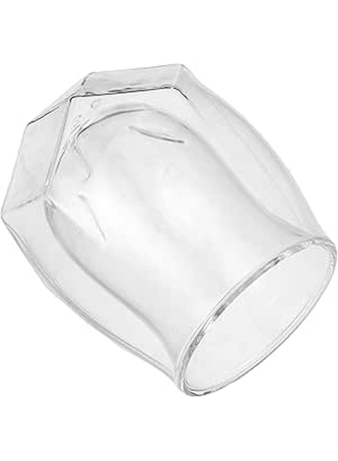 Double Wall Borosilicate Whiskey Glass Pentagonal Base 250Ml Tumbler for Spirits Cocktails - Image 1