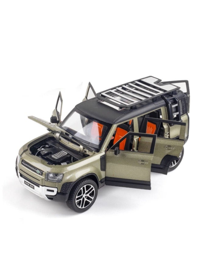 تشي زي نموذج سيارة محاكاة بمقياس 1/24 لعبة سبيكة مصبوبة مع صوت وضوء وميزة السحب للخلف مركبة تجميع احترافية لتزيين المكتب هدايا للأطفال والأولاد سيارة معدنية عالية الجودة ومميزة جداً لكل محبي السيارات - Image 1