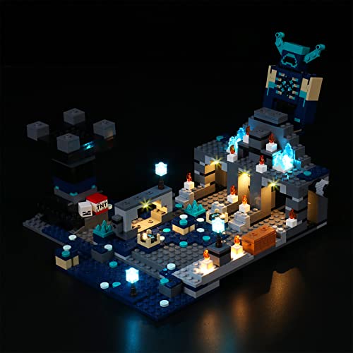 VONADO Led Light Kit Compatible with Lego Minecraft The Deep Dark Battle 21246 No Model Building Lighting Kit Compatible with Lego The Deep Dark Battle Creative DIY Light Kit Only Light - Image 1