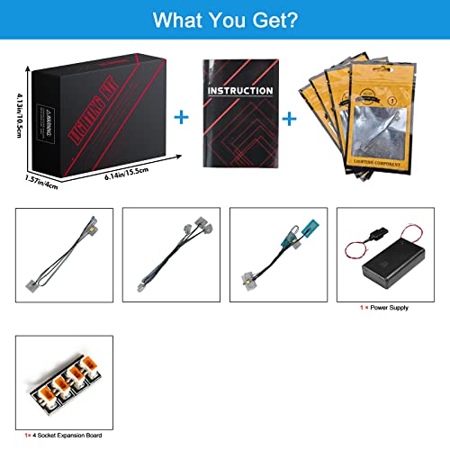 VONADO Led Light Kit Compatible with Lego Minecraft The Deep Dark Battle 21246 No Model Building Lighting Kit Compatible with Lego The Deep Dark Battle Creative DIY Light Kit Only Light - Image 5