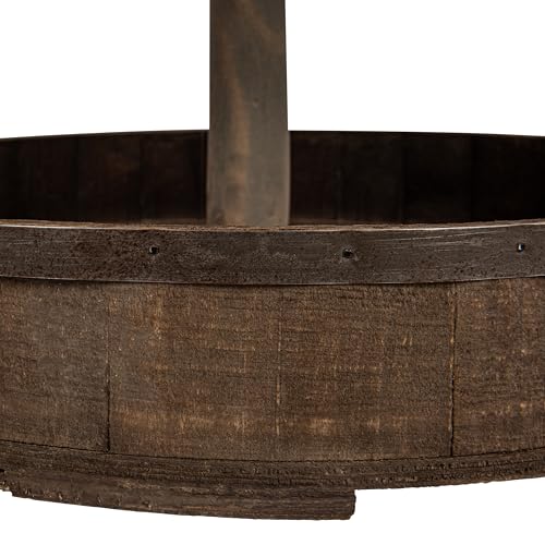 Creative Co-op Decorative Wood & Tin 3 Tier Tray - Image 5