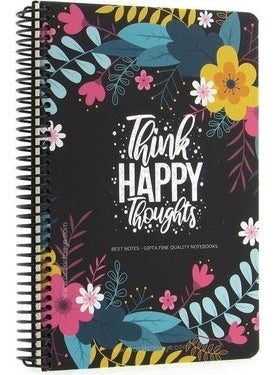 Best Notes A4 Lined Spiral Paperback Notebook 100 Sheets