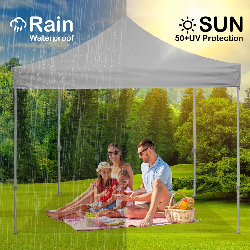 Rinling Canopy Replacement Top, 10x10ft Pop Up Canopy for Outdoor Garden Patio Pavilion Top Cloth Only (Gray) - Image 5
