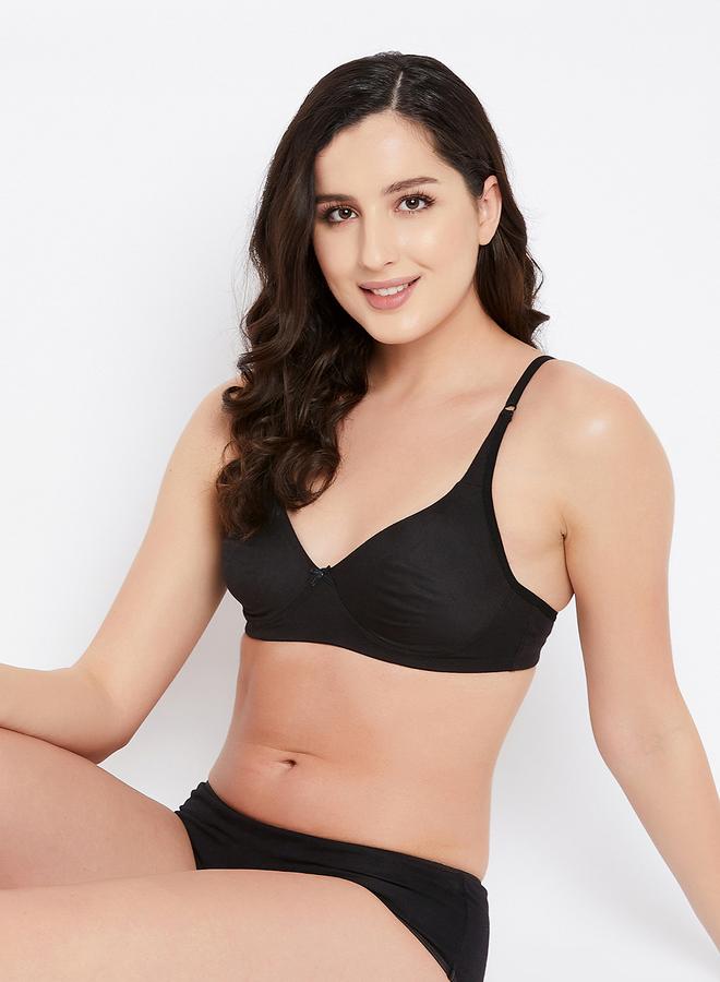 Clovia Cottom Rich Non-Padded Non-Wired Full Coverage T-shirt Bra - Image 1