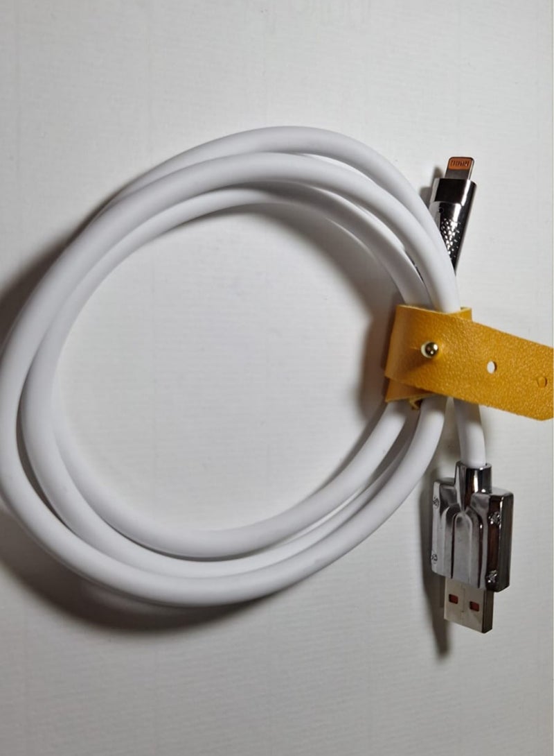 كابل شحن سريع 120 واط من USB A إلى Lightning لهاتف iPhone 1 متر