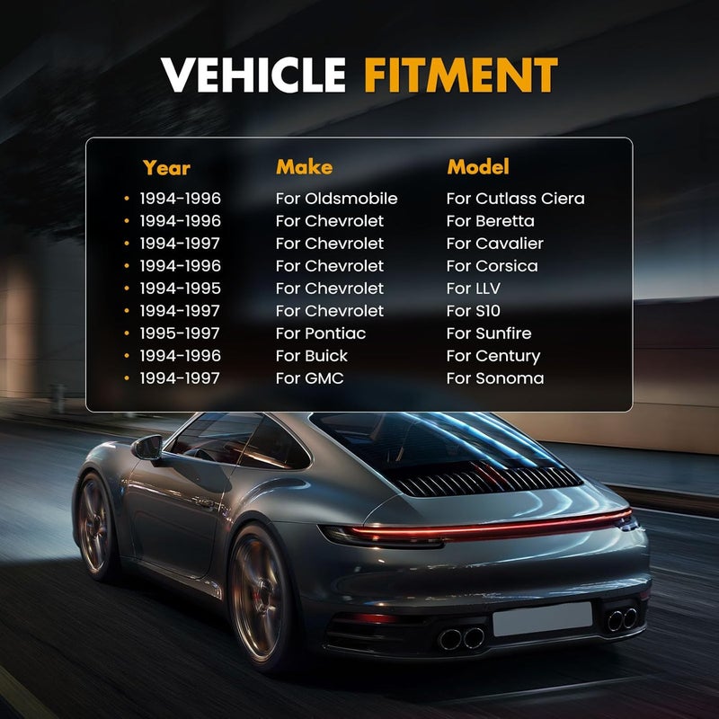 ROADFAR 5 Holes Engine Fuel Injector Kit - 4Pcs for Chevy S10, Cavalier, Beretta, Corsica, Buick Century, Oldsmobile Cutlass, Isuzu Hombre - Image 3