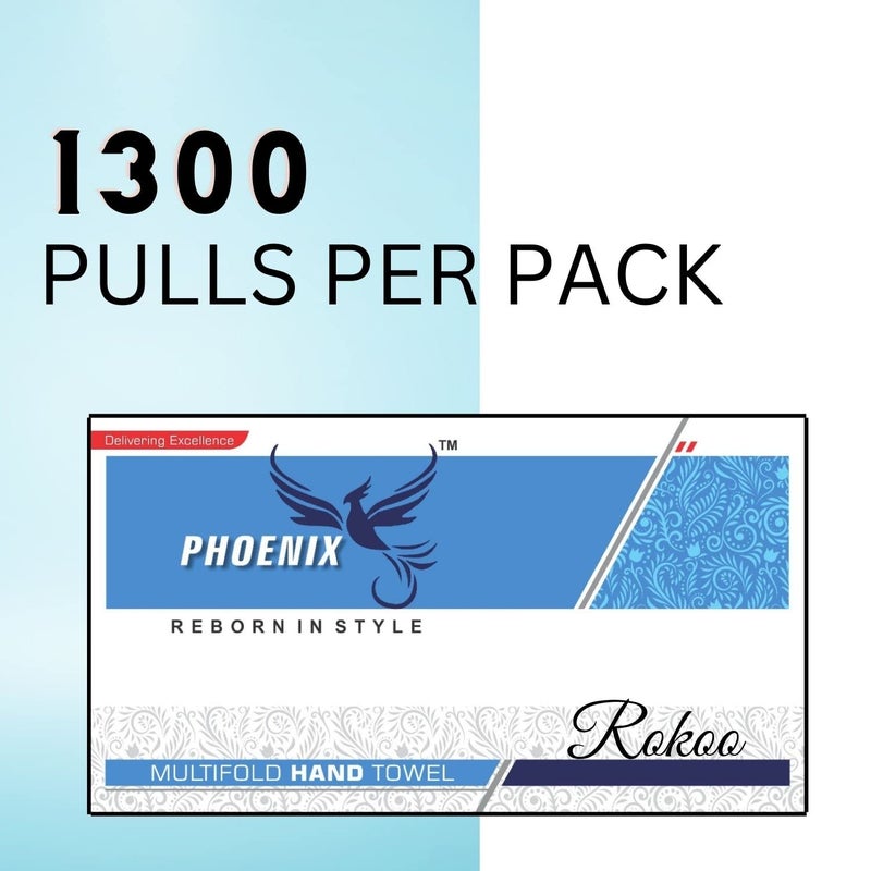 ROKOO Phoenix M Fold Tissue Paper-1300 Pieces - Image 3