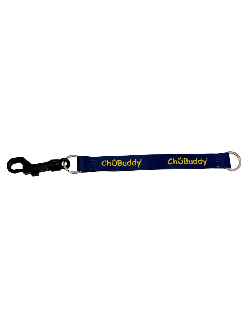 CHU-BUDDY Chubuddy Navy Sublimated Chewy Holders Set of (2) - Two Sublimated tethers and Two Natural Straps - Image 2