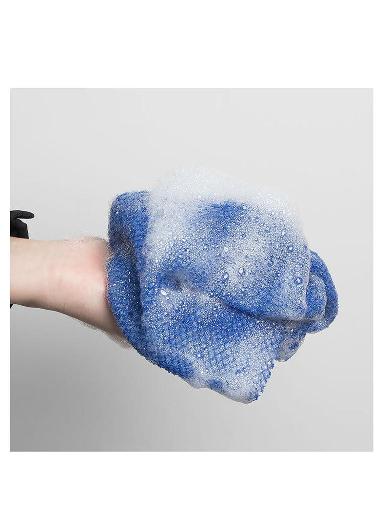 ECVV ECVV 4PCS African Net Sponges, Nylon Net Bath Sponge Exfoliating Towels for Bath, Shower Body Scrubber Back Scrubber Skin Smoothers for Daily Use, 65cm - Image 3