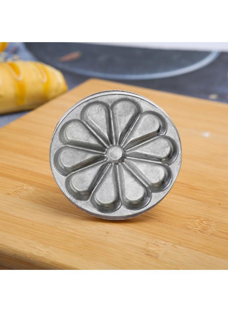 Bluejw - Cookie Stamps Set of 3, Metal Cookie Press Cutter Mold with Wooden Handle, Cookie Decorating Supplies for DIY Baking, Cake, Pastry, Gift Package - Image 1
