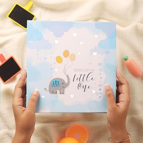 Doodle Baby Journal Set to Record Your Little One's Journey from Birth to Age 5 | Record Baby's Birth Story | Store Memories | Storage for photos and Documents (Little Wonder) - Image 1