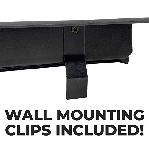 Madelyn Carter Contemporary Cathedral Style Vent Cover, Solid Cast Aluminum Interior, Controls Air Flow, 4 x 10 inches (Overall Face: 5.25 x 11.5 inches), Matte Black - Image 5