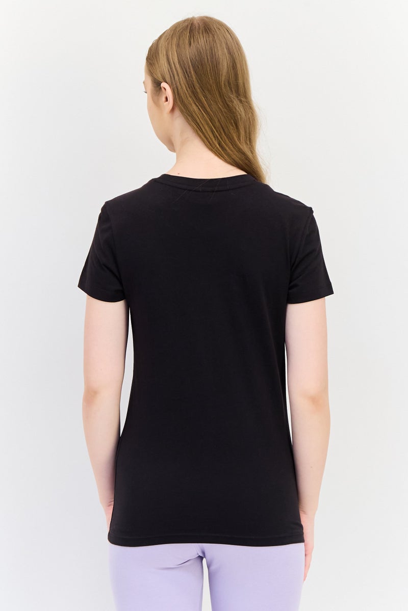 PUMA Women Regular Fit Short Sleeves Outdoor T-shirt, Black - Image 3