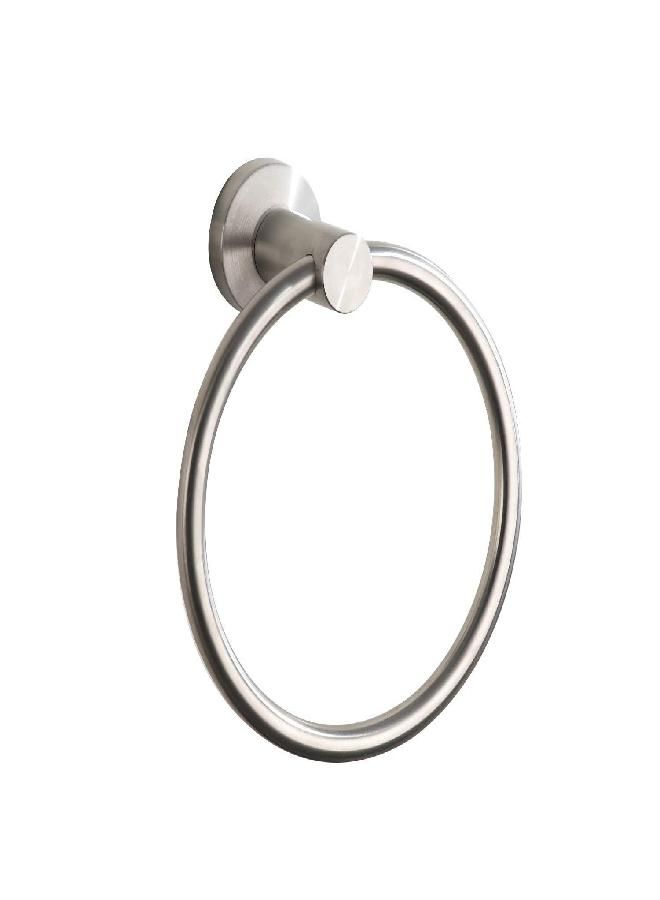 BGL Towel Ring Brushed Nickel, Bath Hand Towel Ring Stainless Steel Round Towel Holder for Bathroom  - Image 1