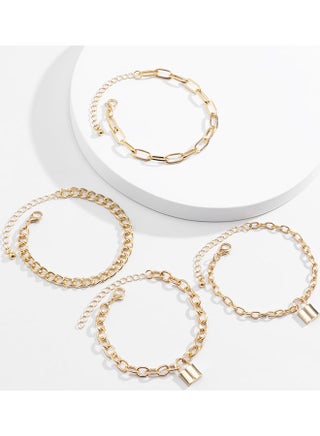 4-Piece Chain Fashion Bracelets - pzsku/Z13559244F4046D0ED79EZ/45/_/1692764954/c0059208-1046-496b-ac4f-023069c87387