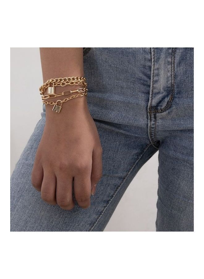 4-Piece Chain Fashion Bracelets