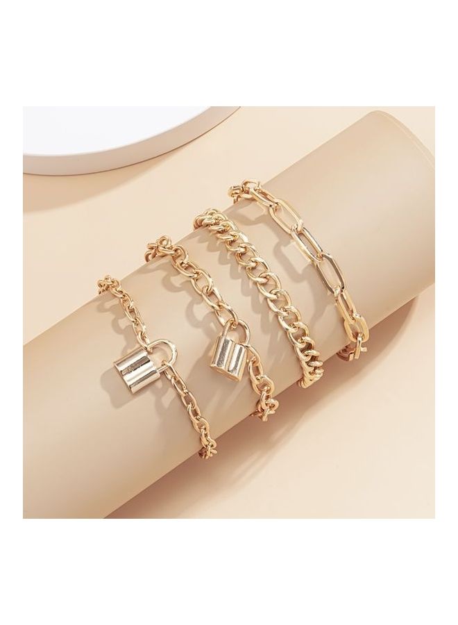 4-Piece Chain Fashion Bracelets