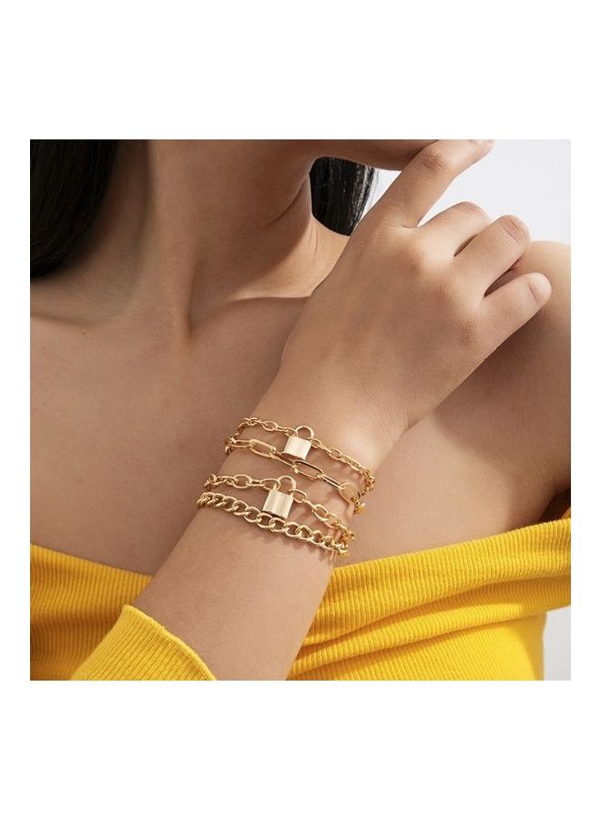 4-Piece Chain Fashion Bracelets