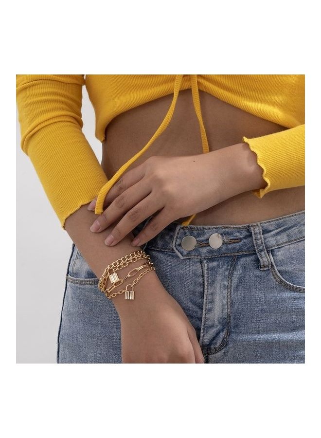 4-Piece Chain Fashion Bracelets