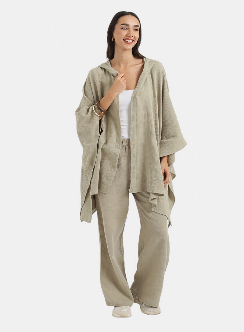 كارينا كارديجان استرخاء بغطاء رأس (هود) - Image 5