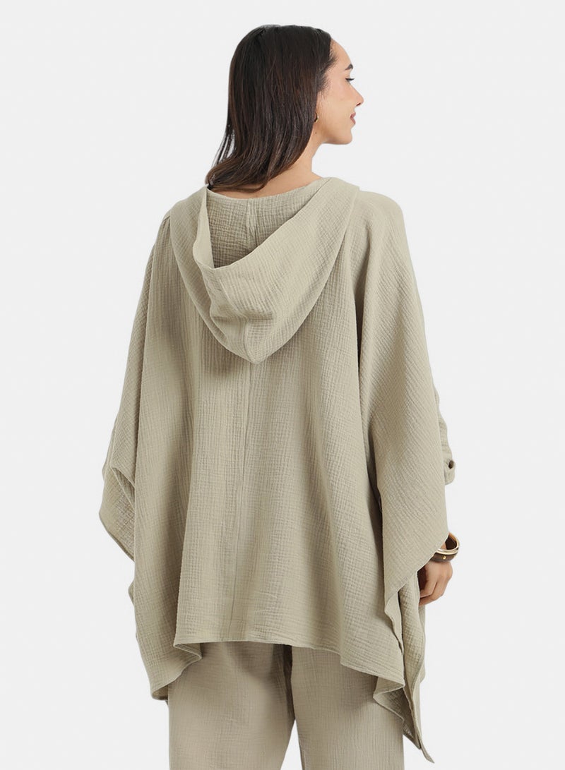 كارينا كارديجان استرخاء بغطاء رأس (هود) - Image 3