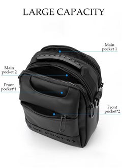 Compact Crossbody Bag for Men Waterproof Sling Bag Backpack Multipurpose Cross Body Chest Bag Shoulder Bag Daypack for Travel Hiking Retro Purse Bag with Detachable Strap - pzsku/Z13559AD459F94156DC64Z/45/_/1690959815/520c2451-f989-4993-9715-4d7d0dc945f9