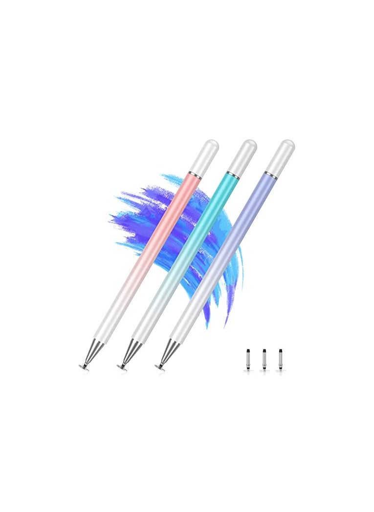 Generic - 3-Pack High Precision Magnetic Disc Stylus Pens for Touch Screens, Universal Capacitive Stylus Compatible with Tablets and All Capacitive Devices. - Image 1