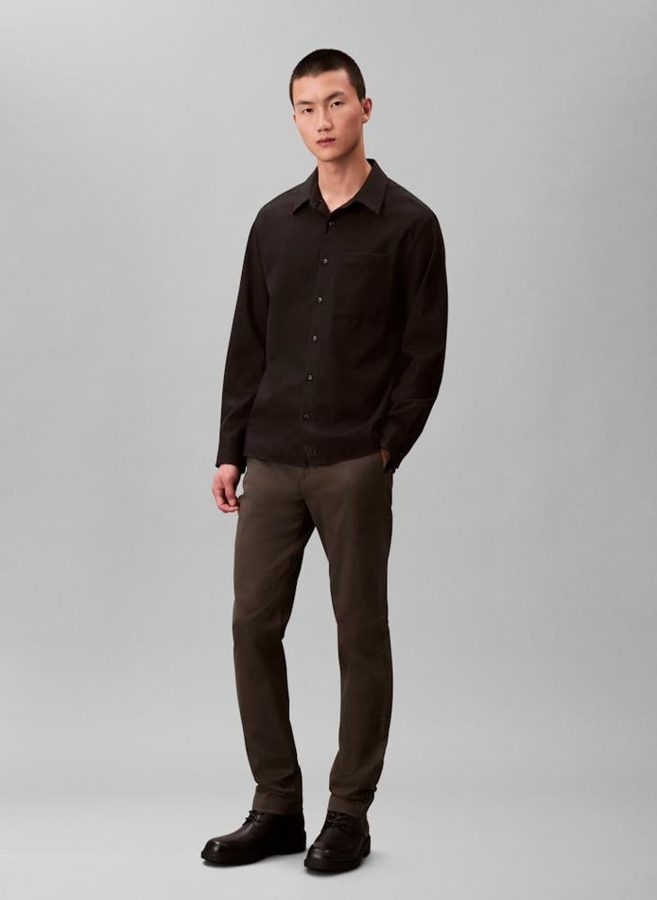 كالفن كلاين بنطال تشينو قطن ضيق ومطاطي - Image 5