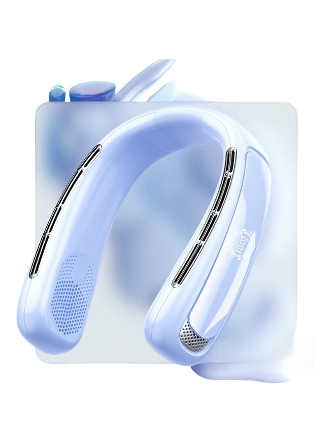 Nariele New USB Silent Portable Bladeless Mini Cooling Sports Neck Hanging Fan