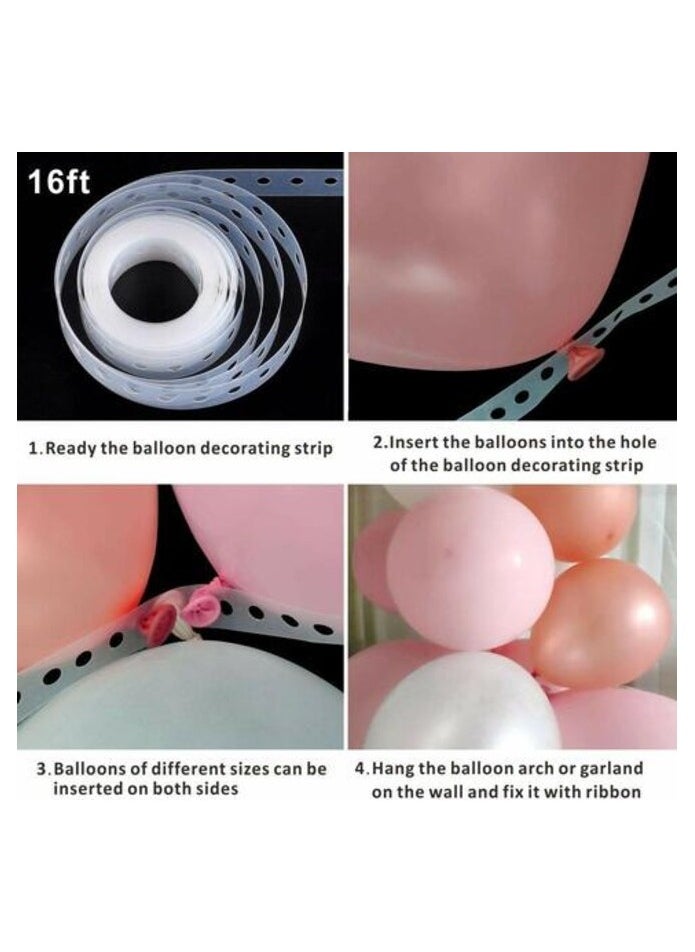 Party Time Party Time 112-Pieces 12" 10" 5" Best-Quality Colorful Pastel Balloons Latex Balloons  - Image 2