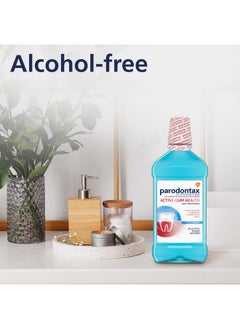 Parodontax Active Gum Health Mouthwash, Antiplaque And Antigingivitis Mouthwash, Mint, 3X16.9 Fl Oz  - Image 4