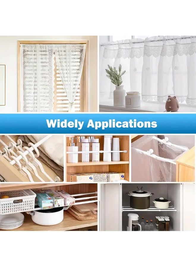 Adjustable Safety Bar For Sliding Windows And Doors With Lock Rod 1 Set - Image 4