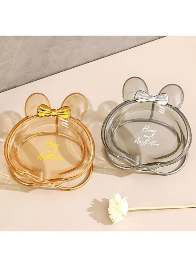 حامل صابون -مزخرف للحمام والمغسلة - طبق صابون أحادي الطبقة لتخزين سهل وأنيق - Image 4