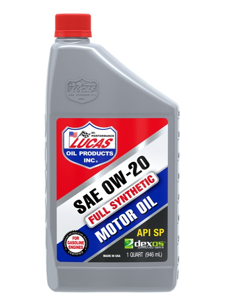 لوكاس زيت محرك SAE 0W-20  تخليقي بالكامل –  946ml