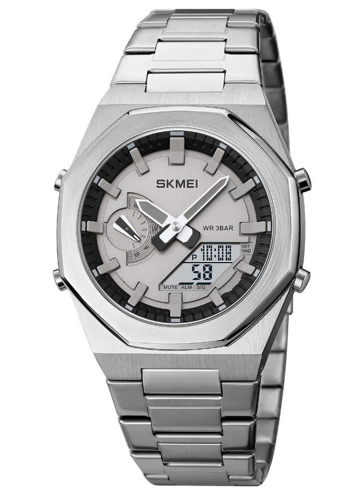 SKMEI Men Watch Dual-Display Electronic Watch with Luminous 30m Waterproof Watch Fashion multifunctional Sports Watch for Men- 1816 - Image 1