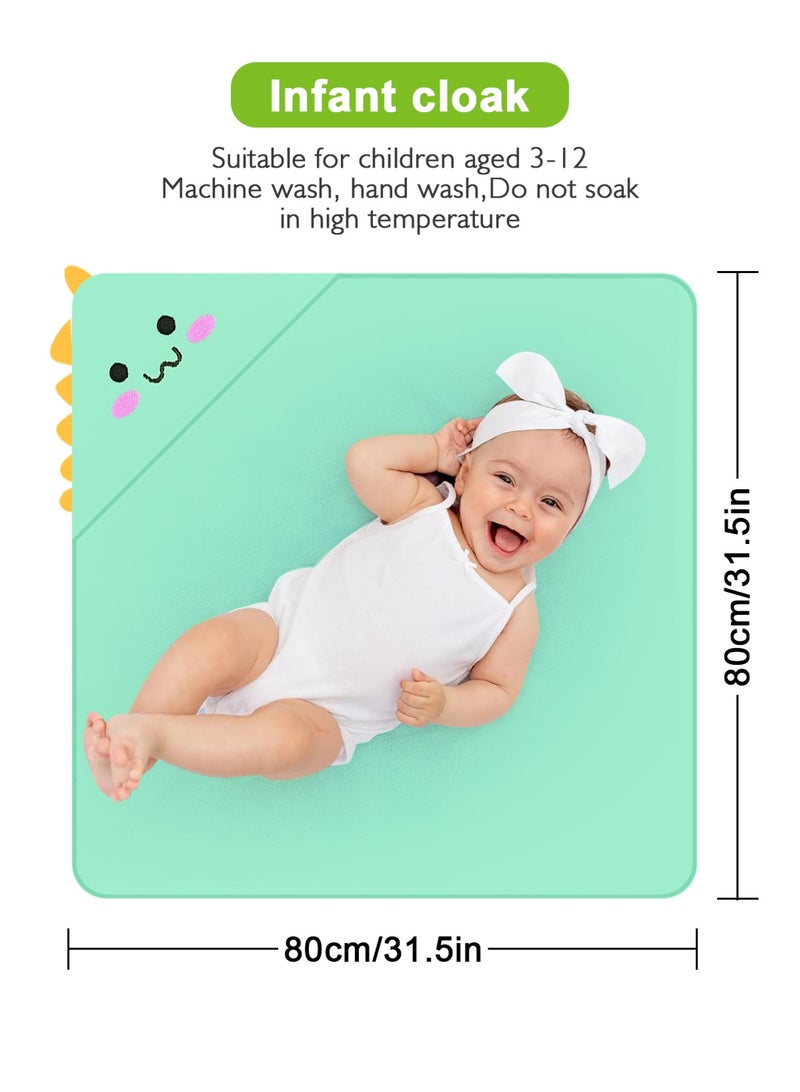 أوربازار مناشف أطفال بغطاء للرأس، عبوتان من مناشف حمام ناعمة فاخرة للأطفال الرضع والأطفال الصغار والرضع - فائقة الامتصاص، هدايا استحمام للأطفال كأفضل هدايا للأولاد والبنات (عبوة من عبوتين) - Image 5