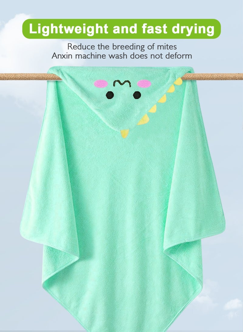 أوربازار مناشف أطفال بغطاء للرأس، عبوتان من مناشف حمام ناعمة فاخرة للأطفال الرضع والأطفال الصغار والرضع - فائقة الامتصاص، هدايا استحمام للأطفال كأفضل هدايا للأولاد والبنات (عبوة من عبوتين) - Image 2