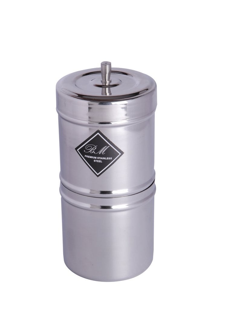 KCL KCL Stainless Steel Coffee Filter 600 ml 8 Cups South Indian Decoction Maker  - Image 1