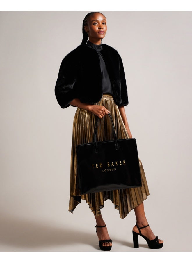 Ted Baker حقيبة أيقونية كبيرة جداً مجعدة - Image 2