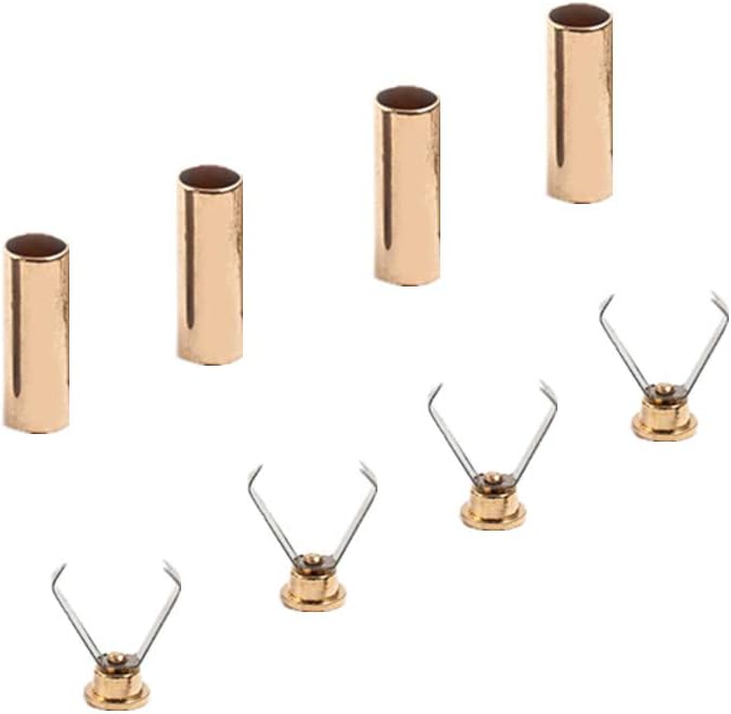 Decker DIY Metal Aglets Shoelace Cylindrical Tips Head Protector - Set of Four Easy to Install - Image 2