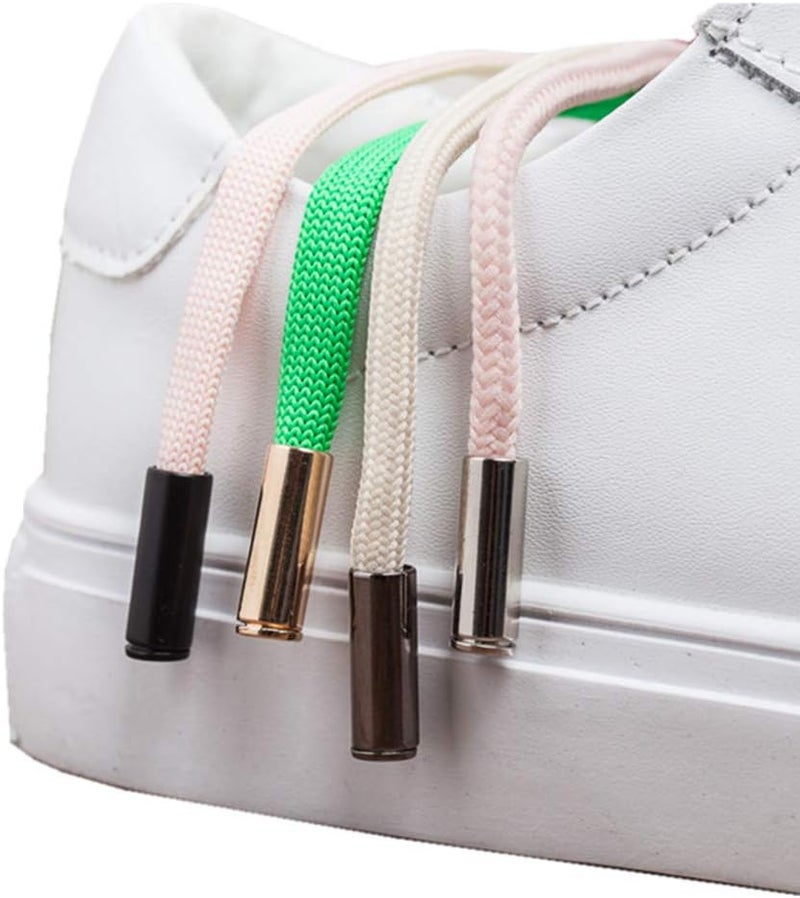 Decker DIY Metal Aglets Shoelace Cylindrical Tips Head Protector - Set of Four Easy to Install - Image 3