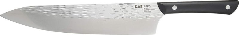 KAI PRO 10" Chef’s Knife, Hand Sharpened Kitchen Knife for Professional and Home Chefs, Japanese AUS6M Stainless Steel Blade, Full-Tang POM Handle, NSF Certified - Image 2