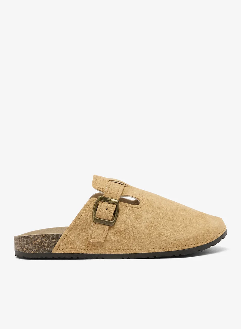 Ginger Suede Cozy Mules